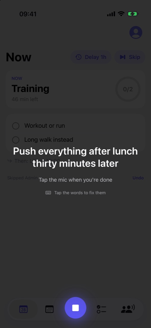 Voice input